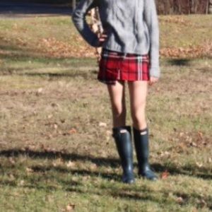 BNWT H&M Plaid Wrap Skirt